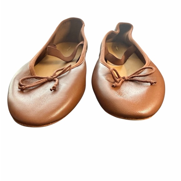Quince Italian Leather Mary-Jane
Ballet Flat Cognac Shoes 10 - Picture 8 of 10